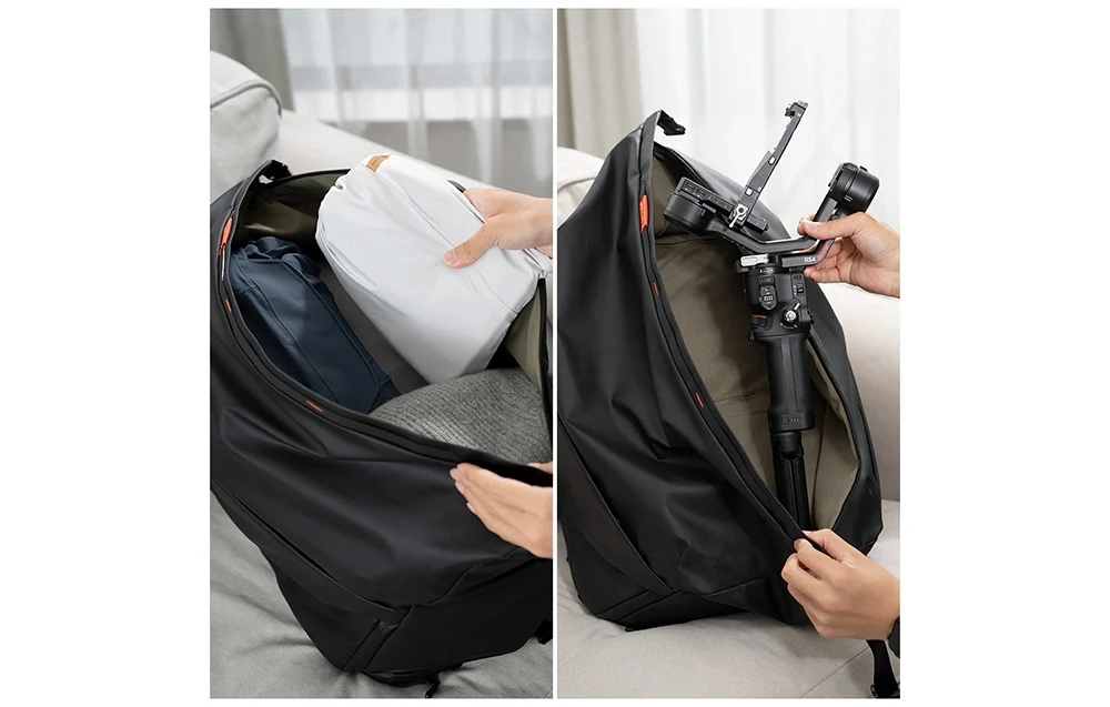 PGYTECH OneMo 35L Travel Backpack (juodas) aprašymas - Prekės nuotrauka