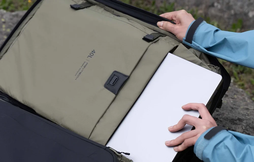 PGYTECH OnePro Flex 50l backpack (juodas) + organizer M aprašymas - Prekės nuotrauka
