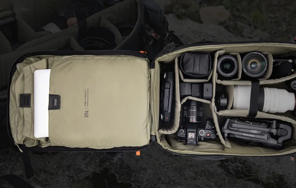 PGYTECH OnePro Focux 35L Backpack (žalias) aprašymas - Prekės nuotrauka