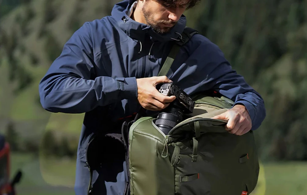 PGYTECH OnePro Focux 35L Backpack (žalias) aprašymas - Prekės nuotrauka