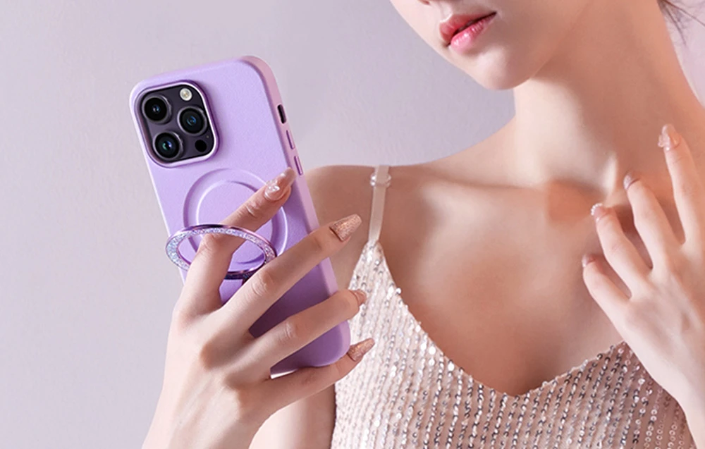 Telefono dėklas Joyroom Dancing Circle PN-15L2 Iphone 15 Pro (violetinė) be pakuotės aprašymas - Prekės nuotrauka Telefono dėklas Joyroom Dancing Circle PN-15L2 Iphone 15 Pro (violetinė) be pakuotės aprašymas - Prekės nuotrauka