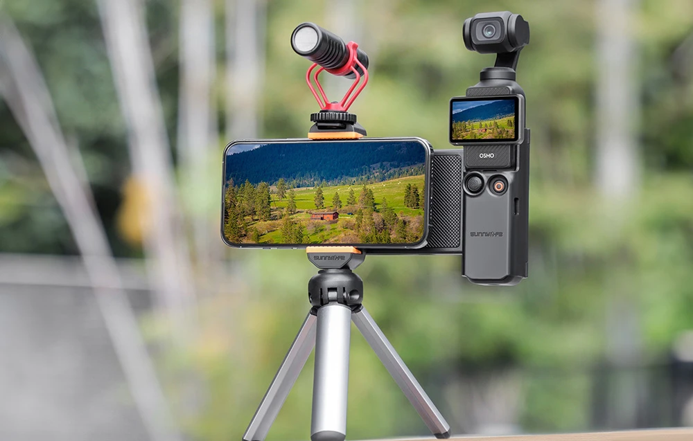 Sunnylife telefono laikiklis su dėklu Osmo Pocket 3 aprašymas - Prekės nuotrauka Sunnylife telefono laikiklis su dėklu Osmo Pocket 3 aprašymas - Prekės nuotrauka