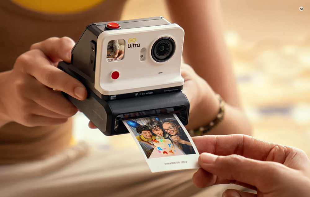 Spausdintuvo Popierius - PGYTECH PGY GO Ultra FunCam Fotopopierius, 20 Lapų, 54 × 82 mm aprašymas - Prekės nuotrauka