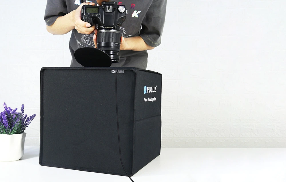 Fotostudija Puluz 30cm LED 24-26lm (PU5032B) aprašymas - Prekės nuotrauka Fotostudija Puluz 30cm LED 24-26lm (PU5032B) aprašymas - Prekės nuotrauka