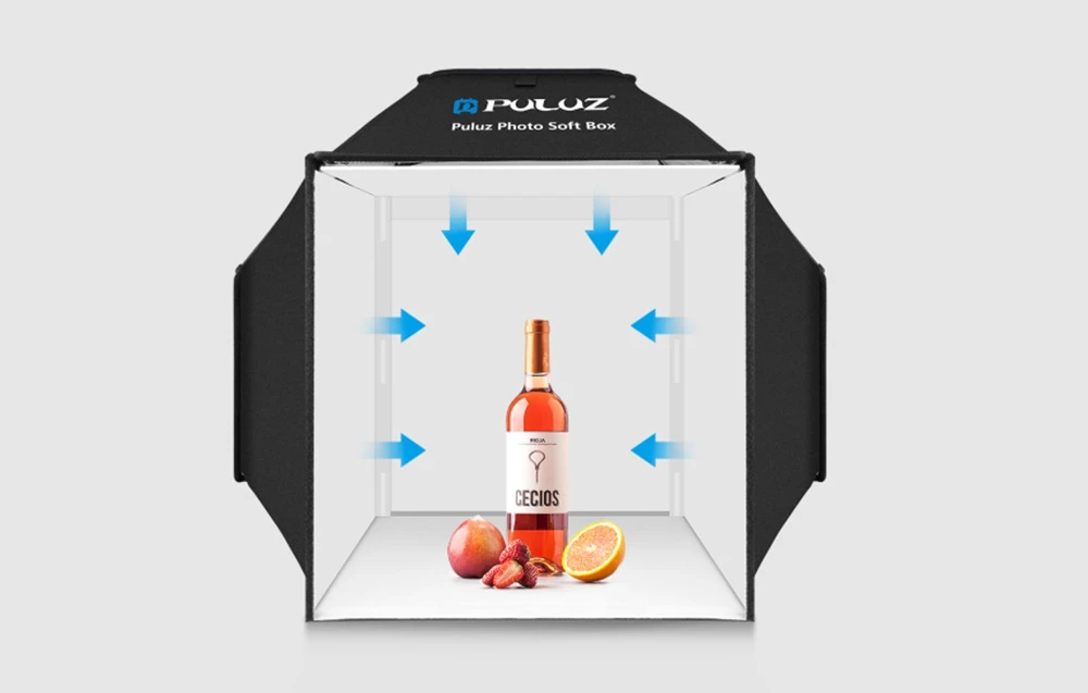 Fotostudija Puluz 40cm 24W 5500K PU5042EU aprašymas - Prekės nuotrauka Fotostudija Puluz 40cm 24W 5500K PU5042EU aprašymas - Prekės nuotrauka