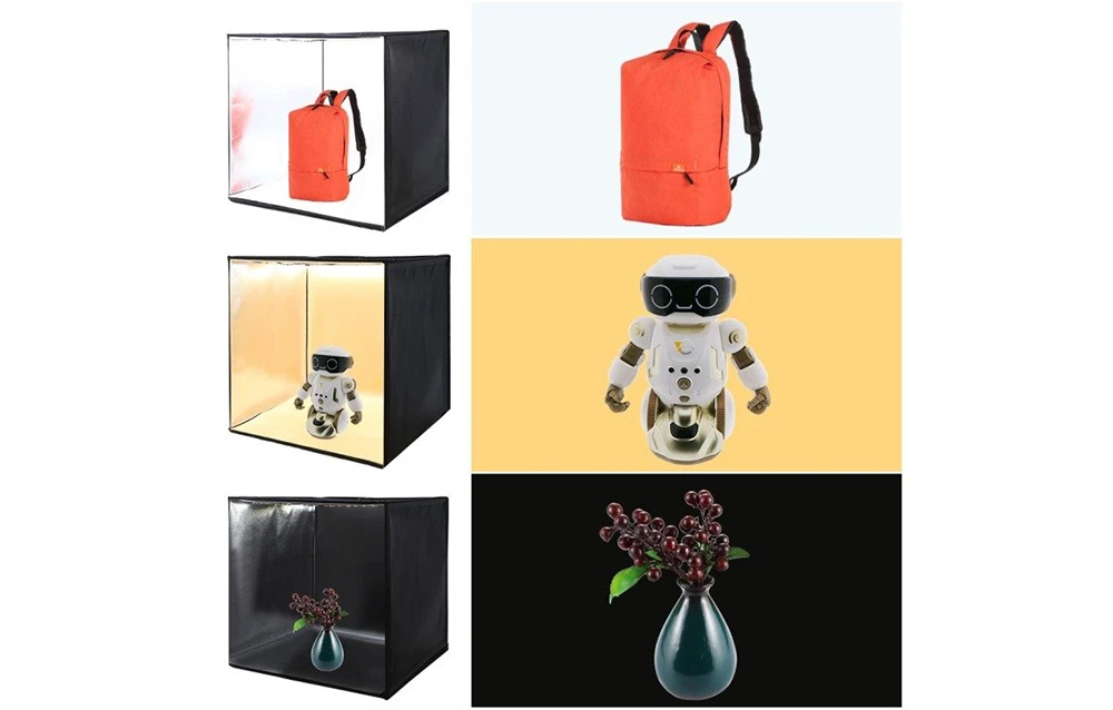 Puluz Fotografavimo kubas LED 60cm 3380 lmn aprašymas - Prekės nuotrauka Puluz Fotografavimo kubas LED 60cm 3380 lmn aprašymas - Prekės nuotrauka