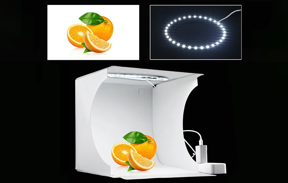 Puluz fotostudija LED 23cm PU5023 aprašymas - Prekės nuotrauka Puluz fotostudija LED 23cm PU5023 aprašymas - Prekės nuotrauka