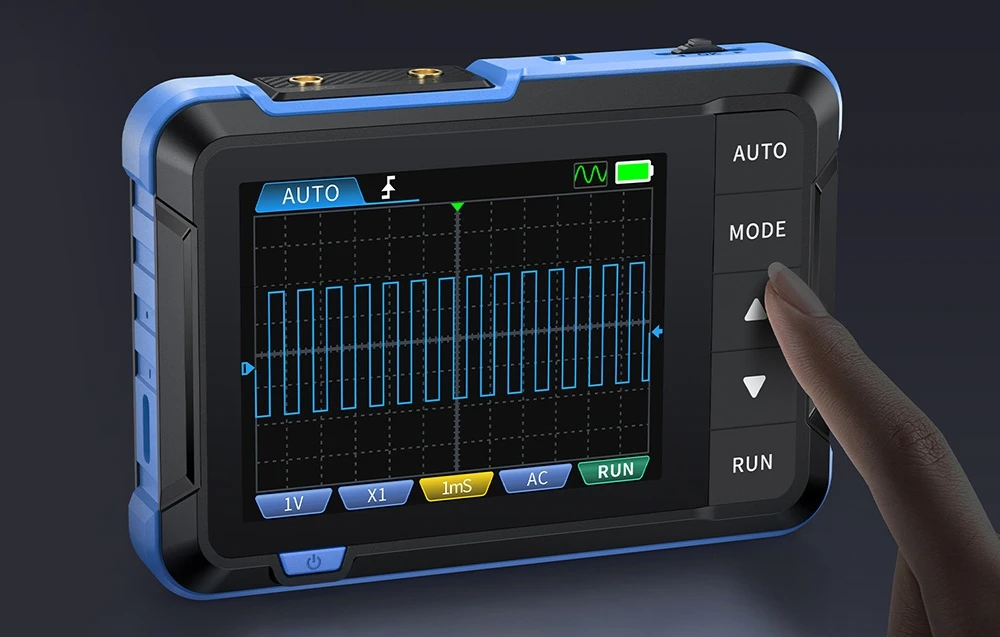 Portable 2-in-1 mini oscilloscope FNIRSI DSO153 signal generator aprašymas - Prekės nuotrauka Portable 2-in-1 mini oscilloscope FNIRSI DSO153 signal generator aprašymas - Prekės nuotrauka