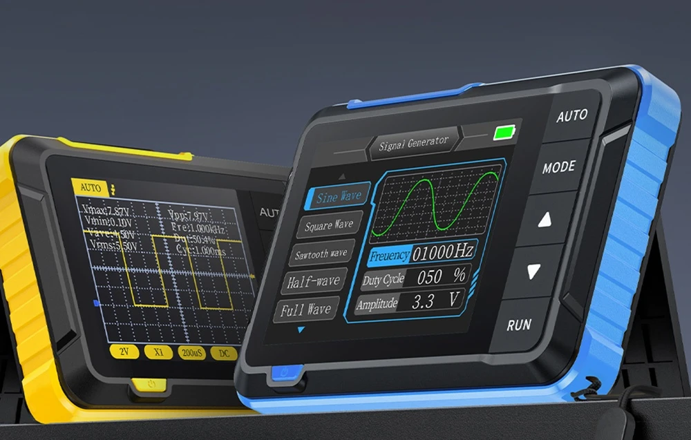 Portable 2-in-1 mini oscilloscope FNIRSI DSO153 signal generator aprašymas - Prekės nuotrauka Portable 2-in-1 mini oscilloscope FNIRSI DSO153 signal generator aprašymas - Prekės nuotrauka