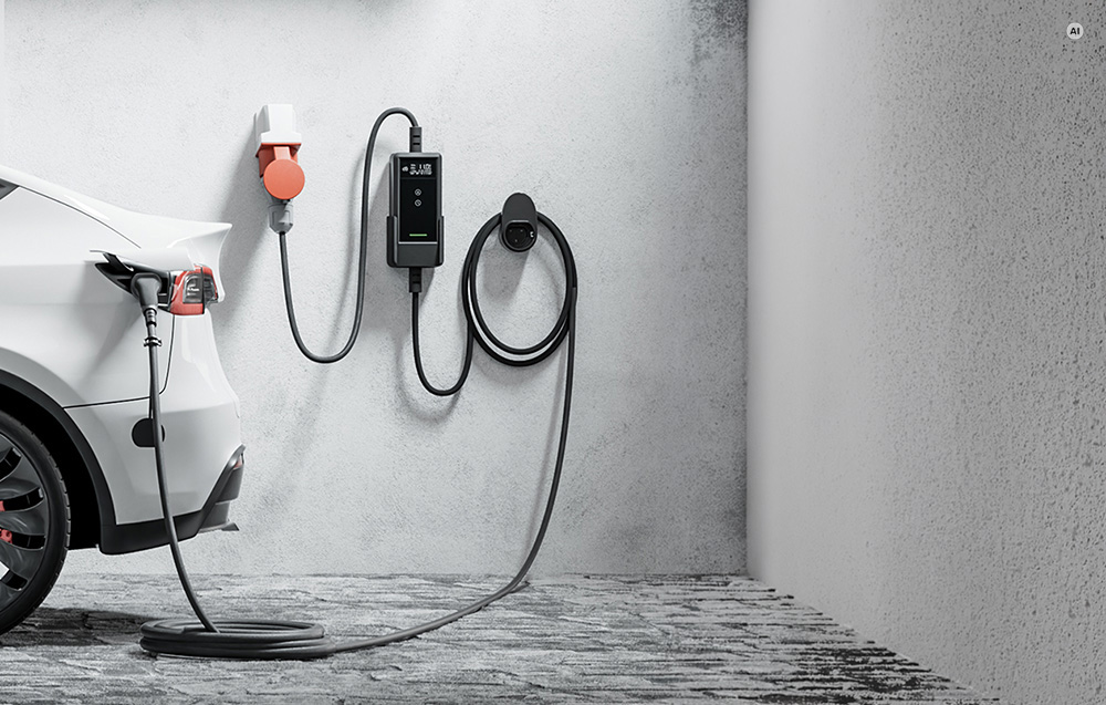Nešiojamas Elektromobilių Įkroviklis - DEPOW deM2D11B10 11 kW 7 m aprašymas - Prekės nuotrauka