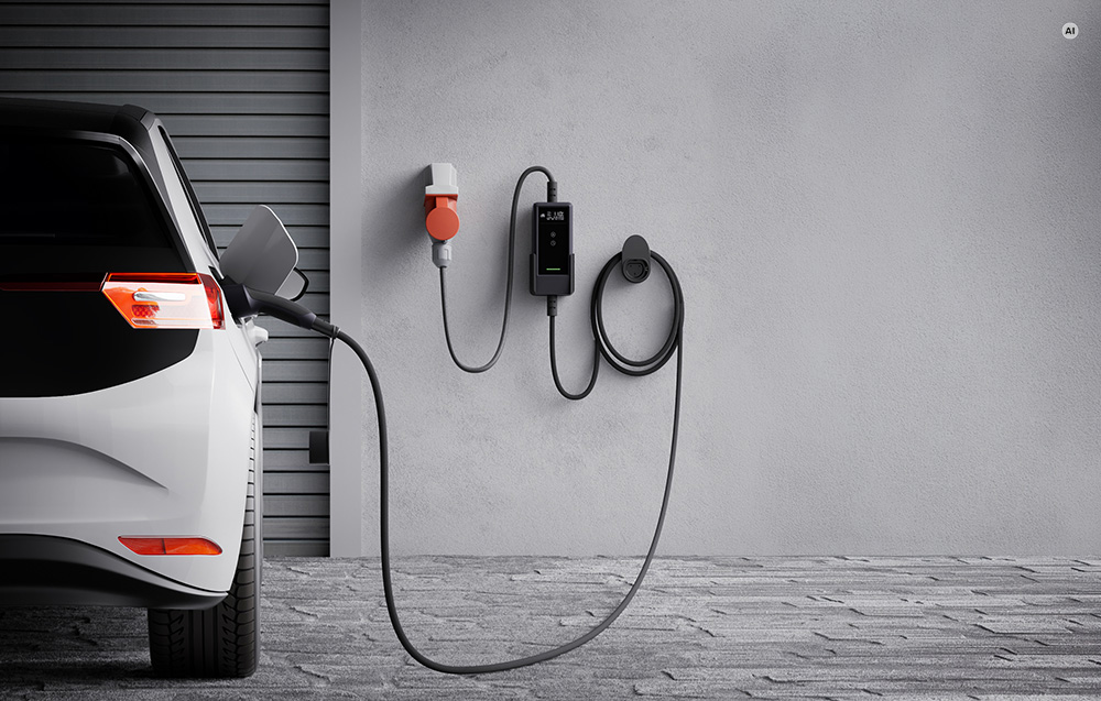 Nešiojamas Elektromobilių Įkroviklis - DEPOW deM2D11B10 11 kW 7 m aprašymas - Prekės nuotrauka