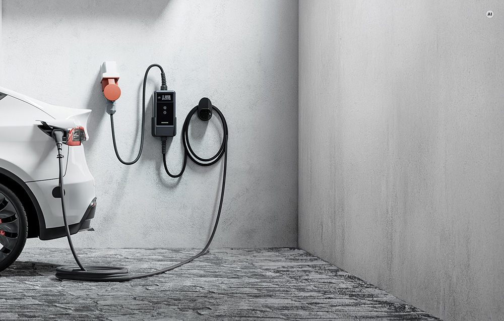Nešiojamas elektromobilių įkroviklis - Dé DEPOW deM2D22B10_DL 22 kW 10 m aprašymas - Prekės nuotrauka