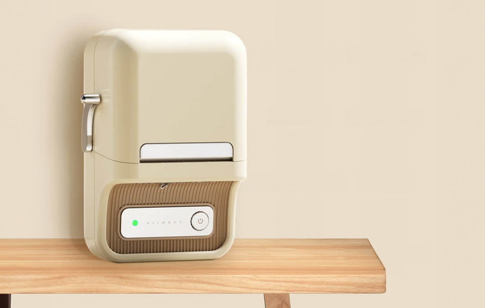portable label printer-niimbot-b21-cream