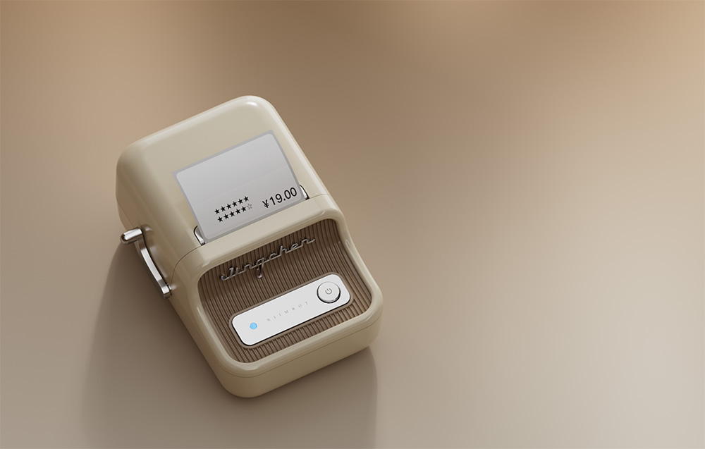 portable label printer-niimbot-b21-cream