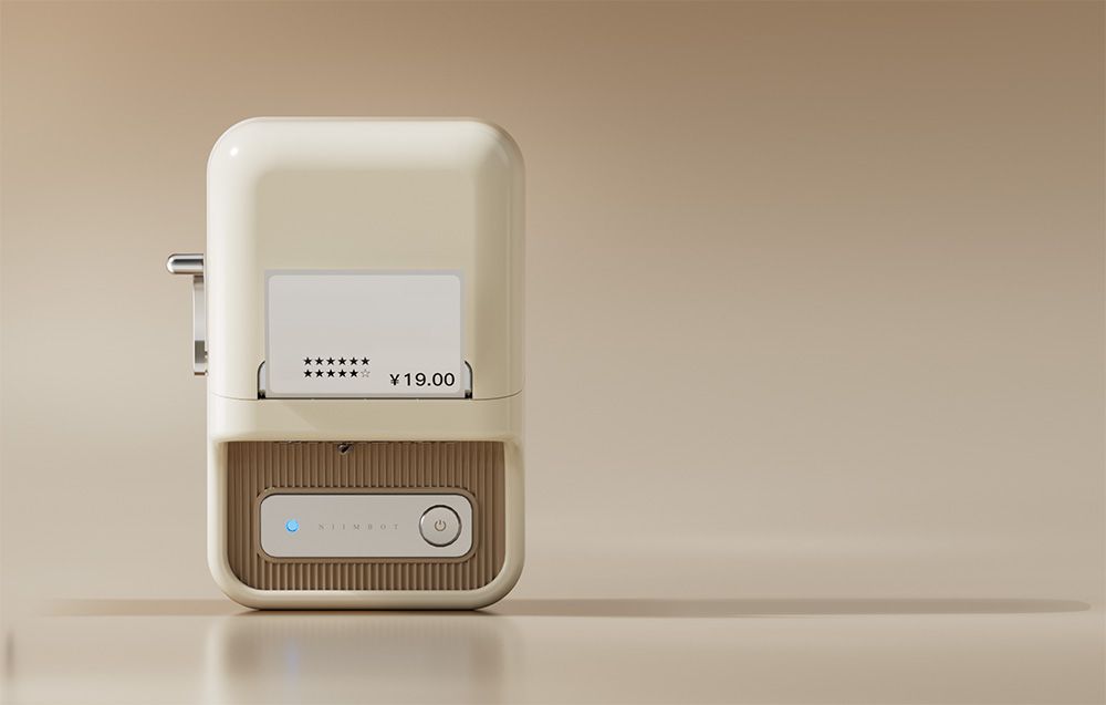 portable label printer-niimbot-b21-cream