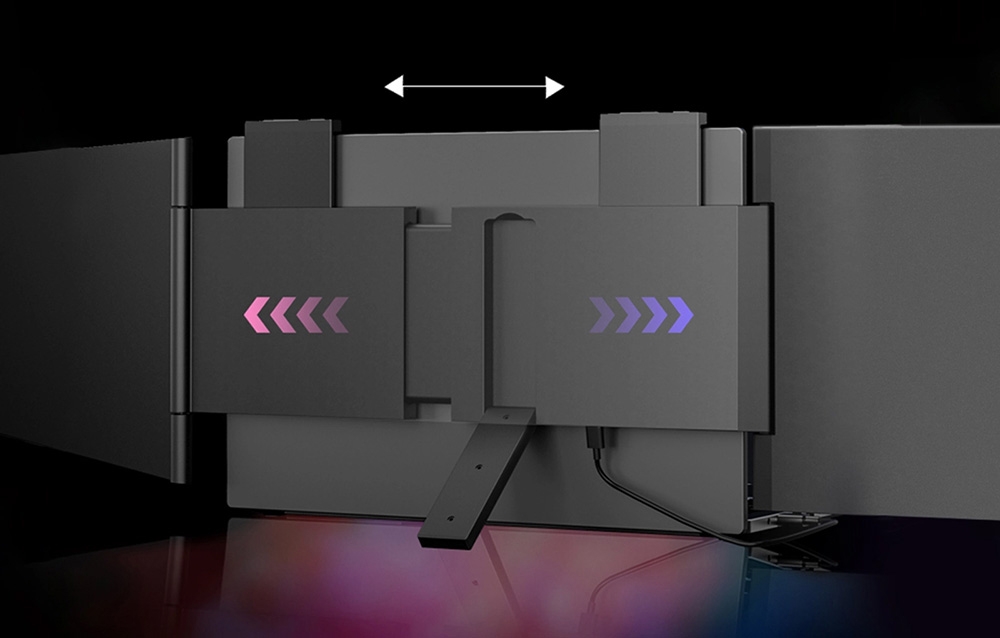 Monitorius ZEUSLAP ZB14 - Full HD | IPS | 2x 14