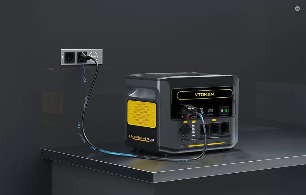 Portable Power Station VTOMAN FlashSpeed1500 1500W aprašymas - Prekės nuotrauka