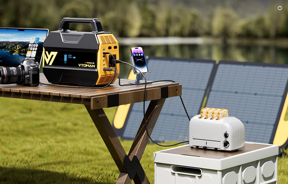 Portable Power Station VTOMAN FlashSpeed300 300W aprašymas - Prekės nuotrauka