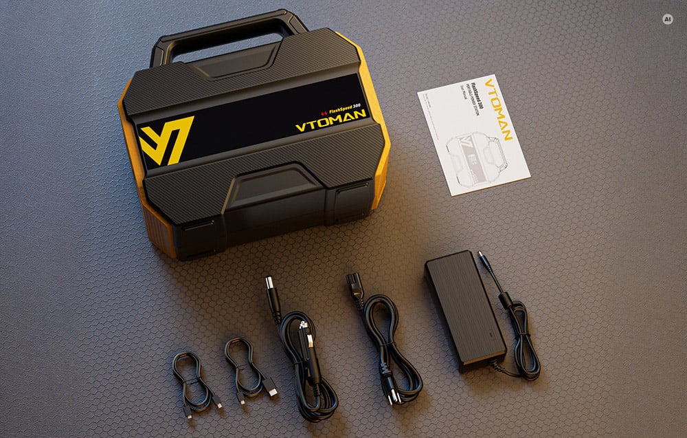 Portable Power Station VTOMAN FlashSpeed300 300W aprašymas - Prekės nuotrauka