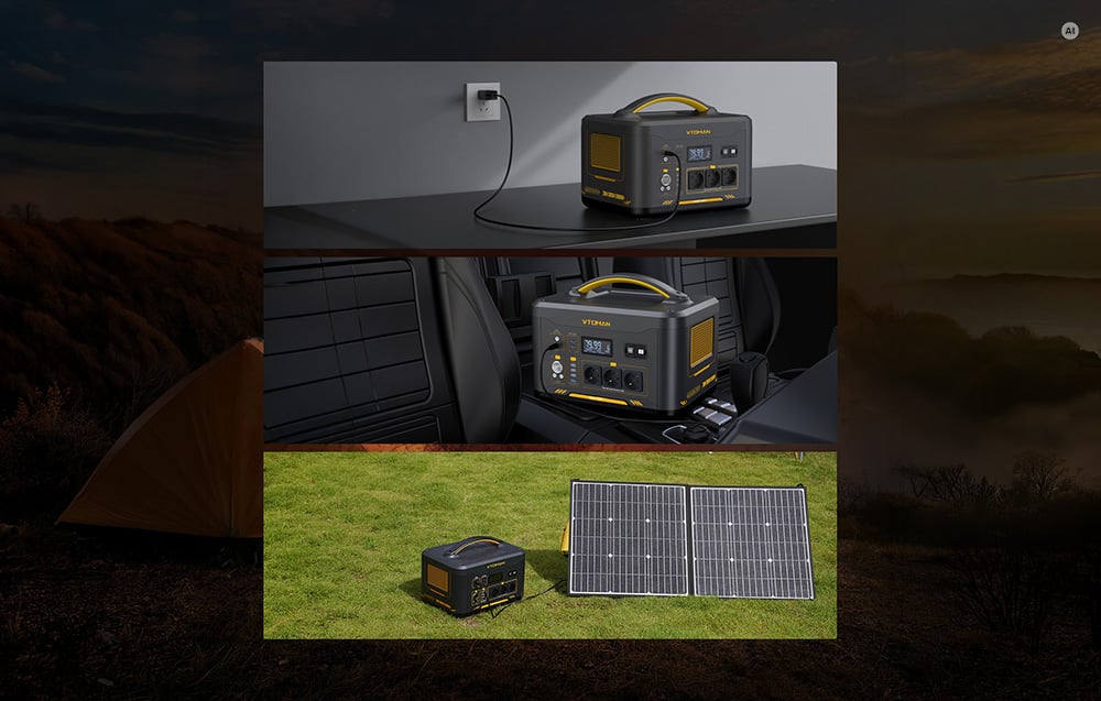 Portable Power Station VTOMAN Jump 2200 2200W aprašymas - Prekės nuotrauka