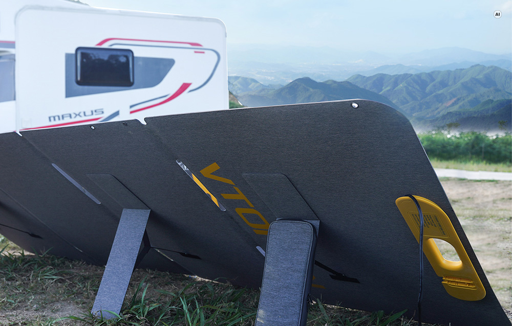 Portable solar panel VTOMAN VS110 110W aprašymas - Prekės nuotrauka