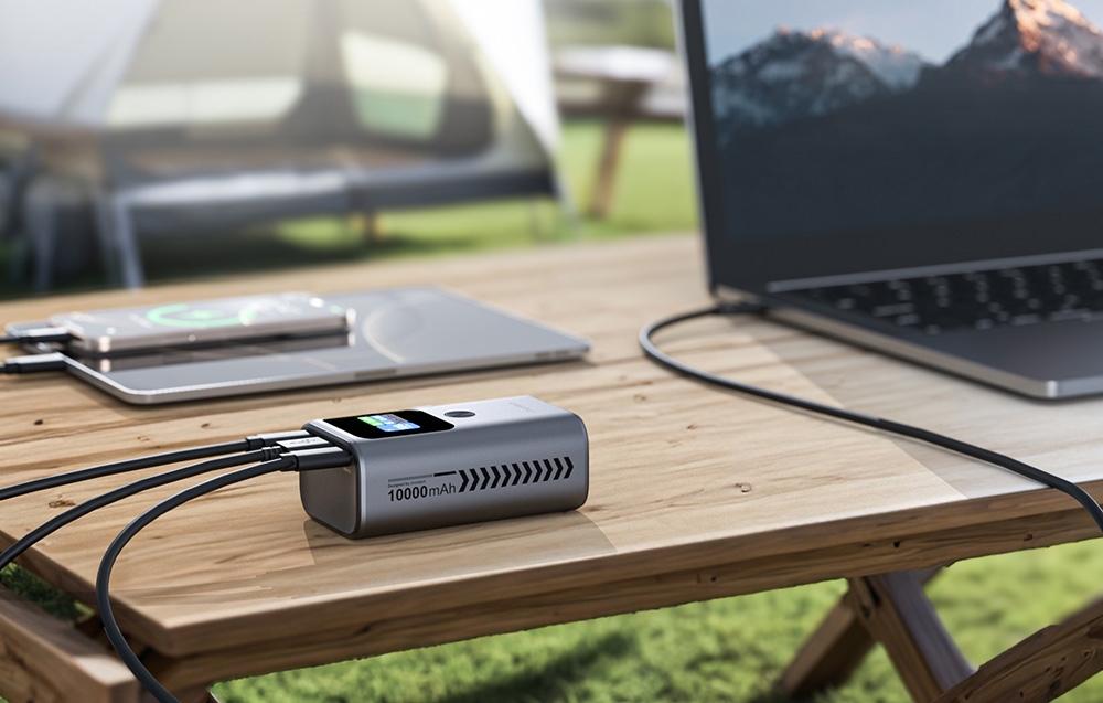 Power Bank Choetech B701 10000mAh PD30W (Pilkas) aprašymas - Prekės nuotrauka Power Bank Choetech B701 10000mAh PD30W (Pilkas) aprašymas - Prekės nuotrauka