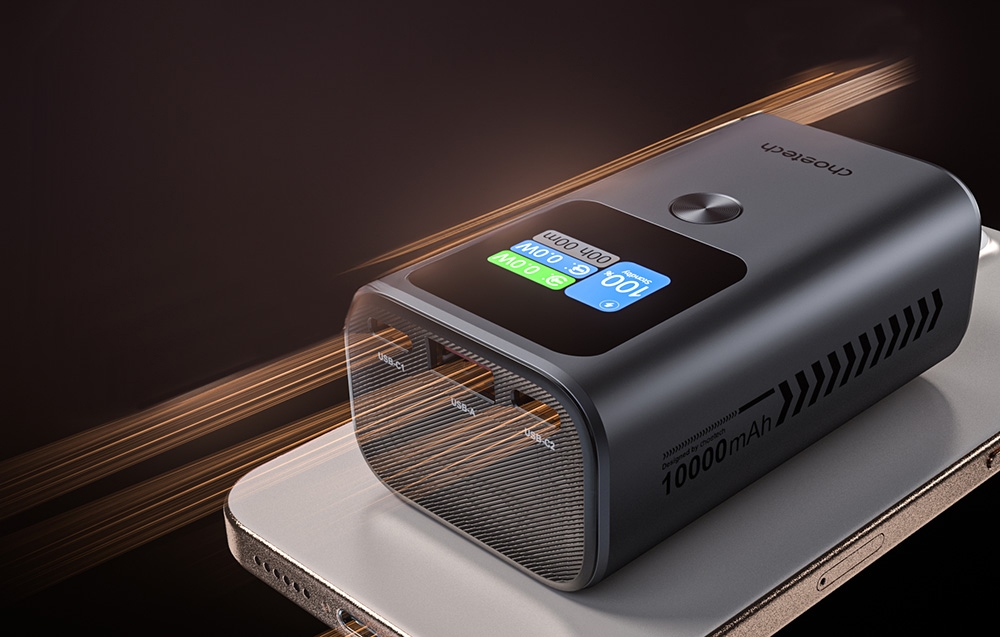 Power Bank Choetech B701 10000mAh PD30W (Pilkas) aprašymas - Prekės nuotrauka Power Bank Choetech B701 10000mAh PD30W (Pilkas) aprašymas - Prekės nuotrauka