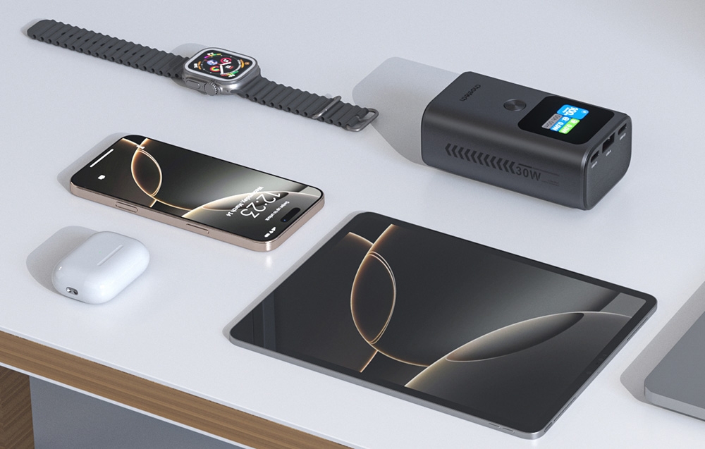 Power Bank Choetech B701 10000mAh PD30W (Pilkas) aprašymas - Prekės nuotrauka Power Bank Choetech B701 10000mAh PD30W (Pilkas) aprašymas - Prekės nuotrauka