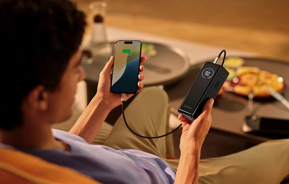 Išorinė baterija „EcoFlow RAPID“ 25000 mAh, 170 W aprašymas - Prekės nuotrauka Išorinė baterija „EcoFlow RAPID“ 25000 mAh, 170 W aprašymas - Prekės nuotrauka