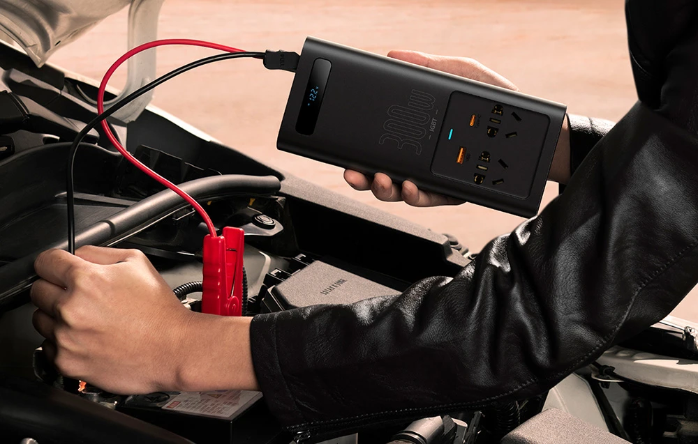Power Inverteris Baseus 300W (220V CN/EU) - juodas aprašymas - Prekės nuotrauka Power Inverteris Baseus 300W (220V CN/EU) - juodas aprašymas - Prekės nuotrauka