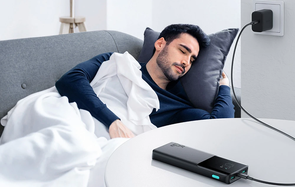 Išorinė baterija Power Bank Joyroom JR-PBF20 22.5W 10000mAh juoda aprašymas - Prekės nuotrauka Išorinė baterija Power Bank Joyroom JR-PBF20 22.5W 10000mAh juoda aprašymas - Prekės nuotrauka