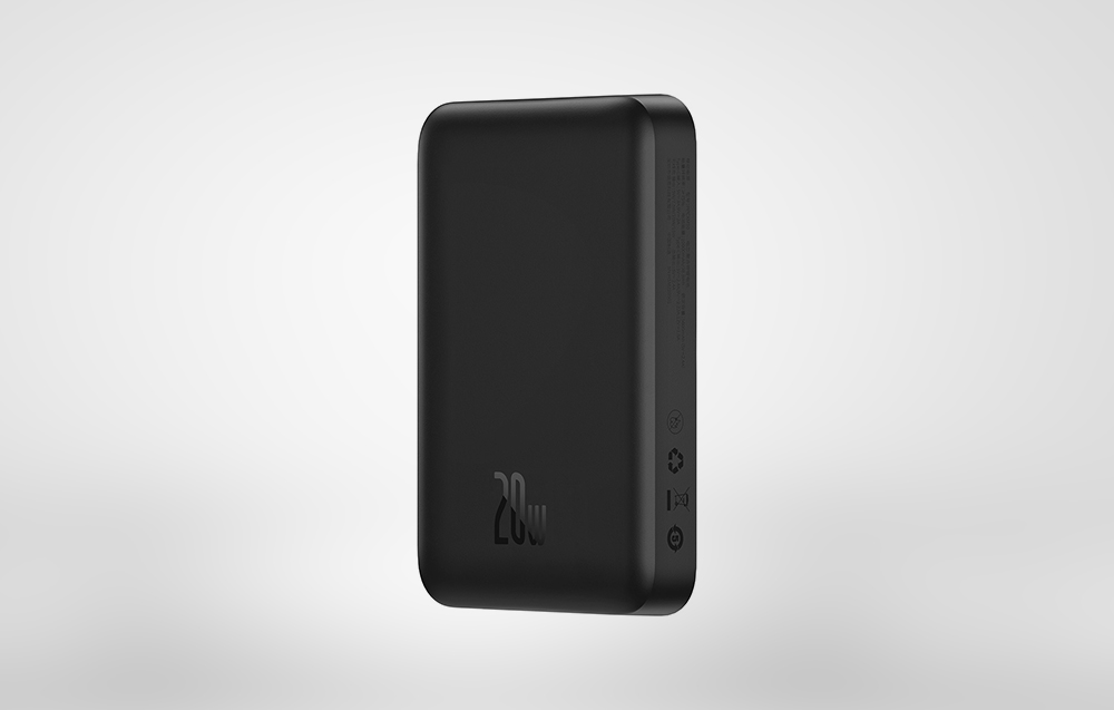 „Baseus Magnetic Mini Powerbank“, 10 000 mAh, 20 W (juoda) aprašymas - Prekės nuotrauka „Baseus Magnetic Mini Powerbank“, 10 000 mAh, 20 W (juoda) aprašymas - Prekės nuotrauka