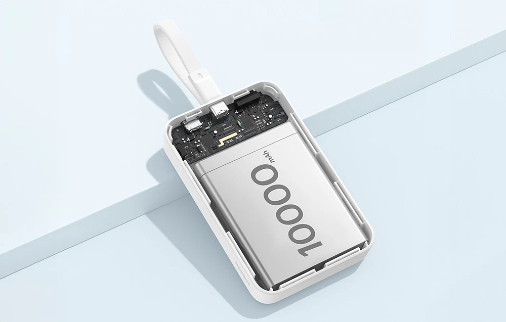 Powerbank Baseus Magnetic Mini 10000mAh 30W MagSafe (balta) aprašymas - Prekės nuotrauka Powerbank Baseus Magnetic Mini 10000mAh 30W MagSafe (balta) aprašymas - Prekės nuotrauka