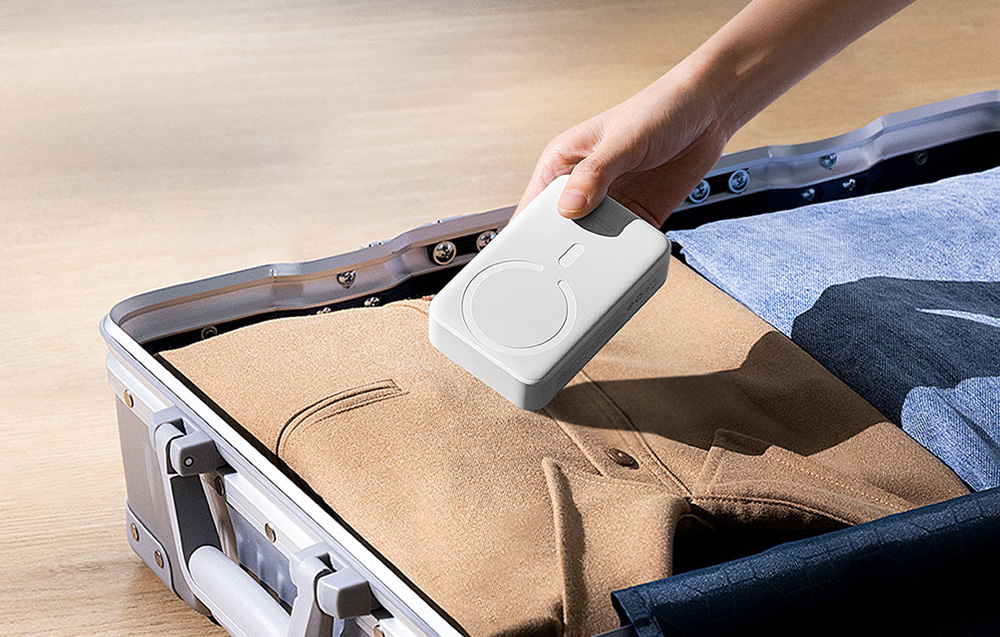 Baseus Magnetic Mini 20000mAh 20W MagSafe Powerbank - baltas aprašymas - Prekės nuotrauka