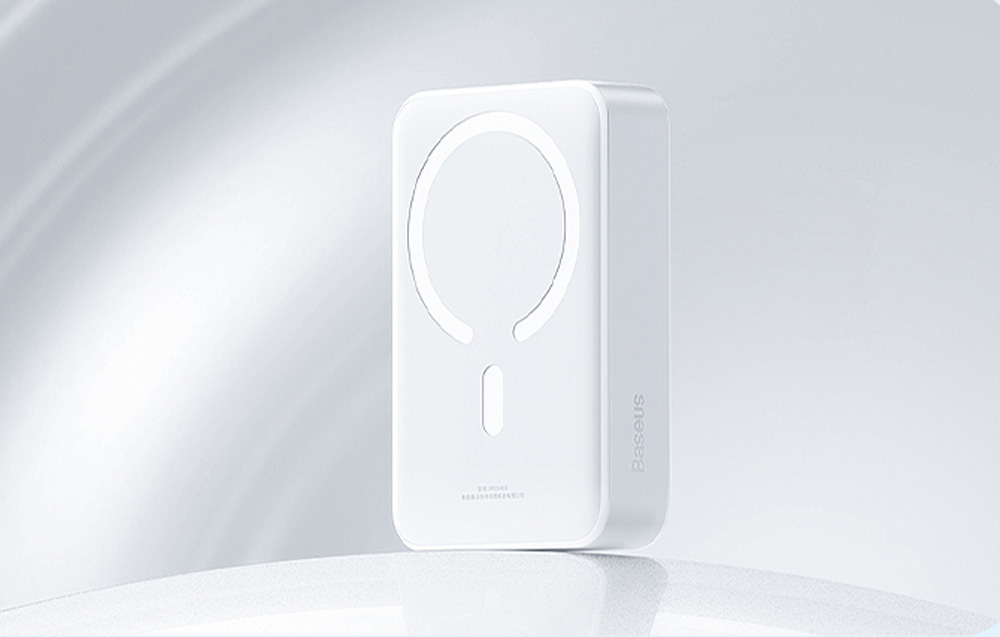 Baseus Magnetic Mini 20000mAh 20W MagSafe Powerbank - baltas aprašymas - Prekės nuotrauka
