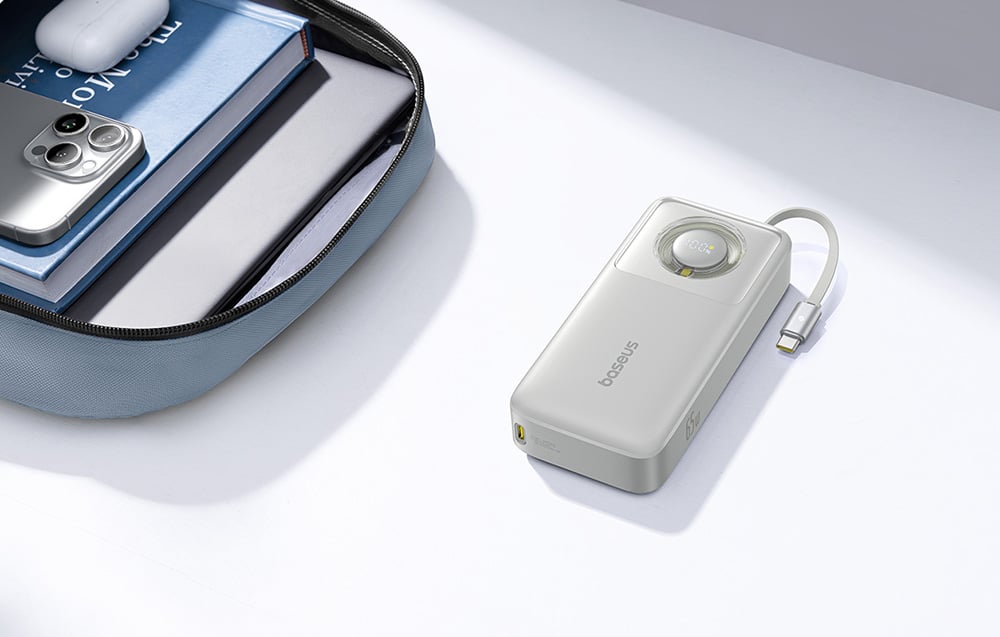 Išorinė baterija „Baseus OS Free2Pull“ 20000 mAh 65 W