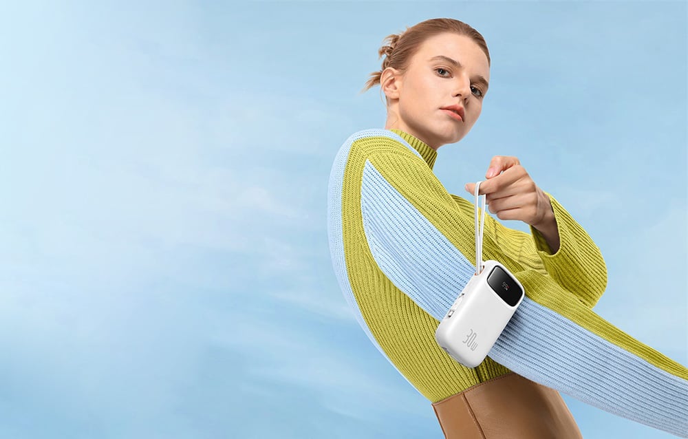 Išorinė baterija „Baseus QPOW 2“ 20000 mAh 30 W 2 x USB-C