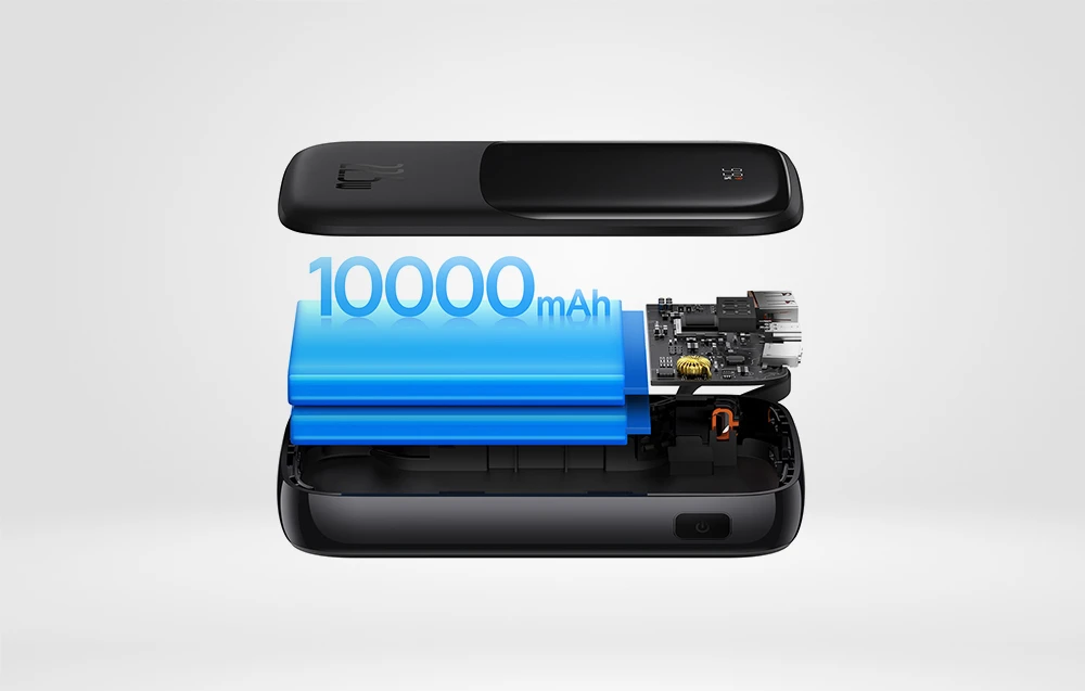 Powerbank Baseus Qpow PRO su laidu, 10000mAh, 22.5W (juodas) aprašymas - Prekės nuotrauka Powerbank Baseus Qpow PRO su laidu, 10000mAh, 22.5W (juodas) aprašymas - Prekės nuotrauka