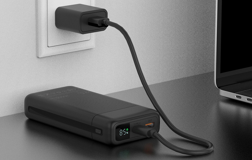 Powerbank BlitzWolf BW-P22 20000mAh, 22.5W aprašymas - Prekės nuotrauka Powerbank BlitzWolf BW-P22 20000mAh, 22.5W aprašymas - Prekės nuotrauka