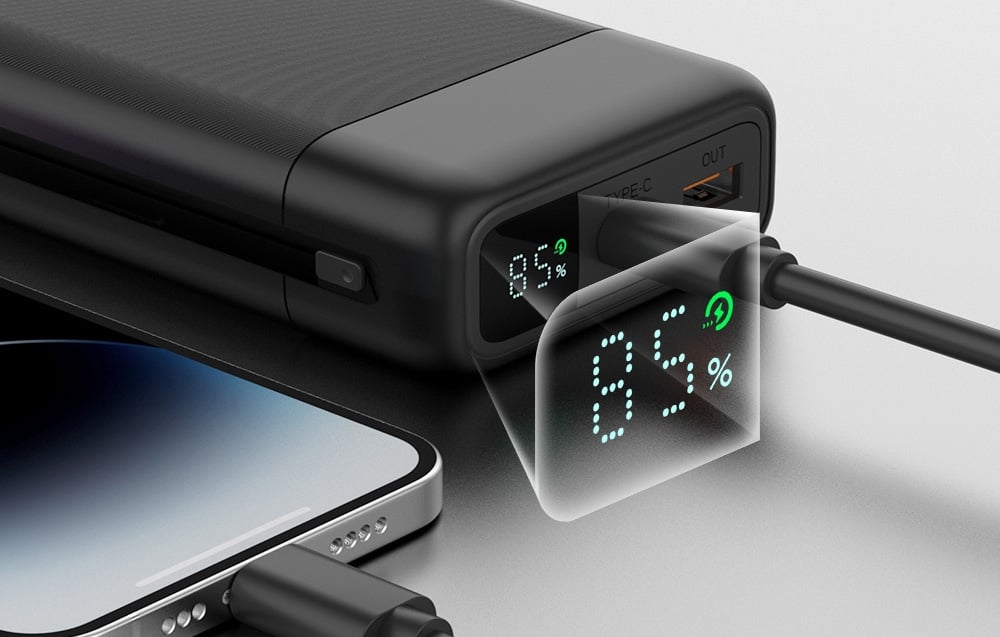 Powerbank BlitzWolf BW-P22 20000mAh, 22.5W aprašymas - Prekės nuotrauka Powerbank BlitzWolf BW-P22 20000mAh, 22.5W aprašymas - Prekės nuotrauka