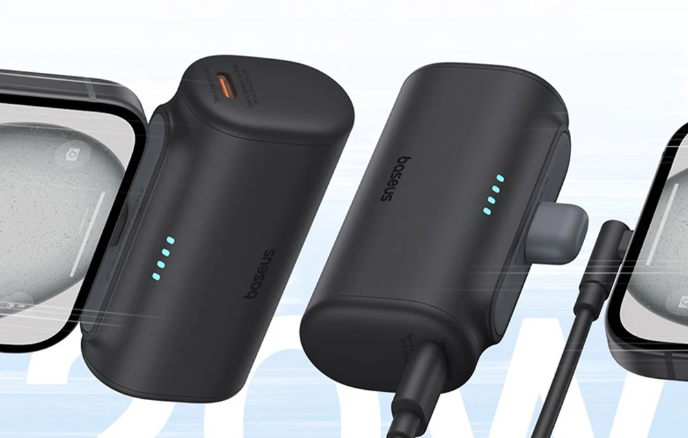 Powerbank OS-Baseus Compact IP 5000mAh 20W (juoda) aprašymas - Prekės nuotrauka Powerbank OS-Baseus Compact IP 5000mAh 20W (juoda) aprašymas - Prekės nuotrauka