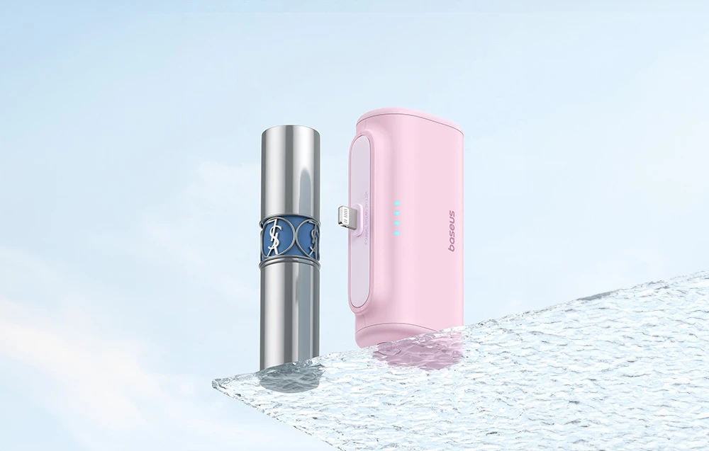 Powerbank OS-Baseus Compact IP 5000mAh 20W (rožinė) aprašymas - Prekės nuotrauka Powerbank OS-Baseus Compact IP 5000mAh 20W (rožinė) aprašymas - Prekės nuotrauka