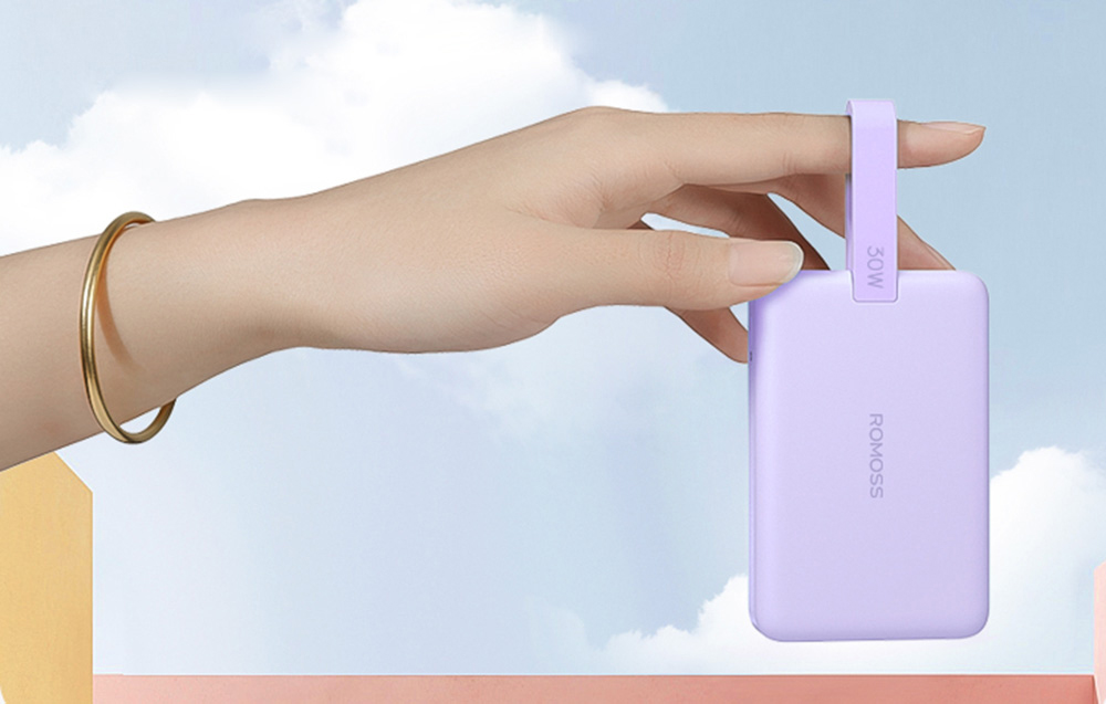 Powerbank Romoss WMS10 10000mAh 30W (violetinė) aprašymas - Prekės nuotrauka Powerbank Romoss WMS10 10000mAh 30W (violetinė) aprašymas - Prekės nuotrauka