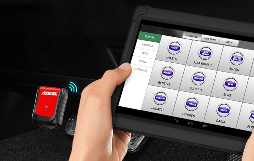 Professional automotive OBD2 diagnostic scanner Ancel X6 aprašymas - Prekės nuotrauka Professional automotive OBD2 diagnostic scanner Ancel X6 aprašymas - Prekės nuotrauka