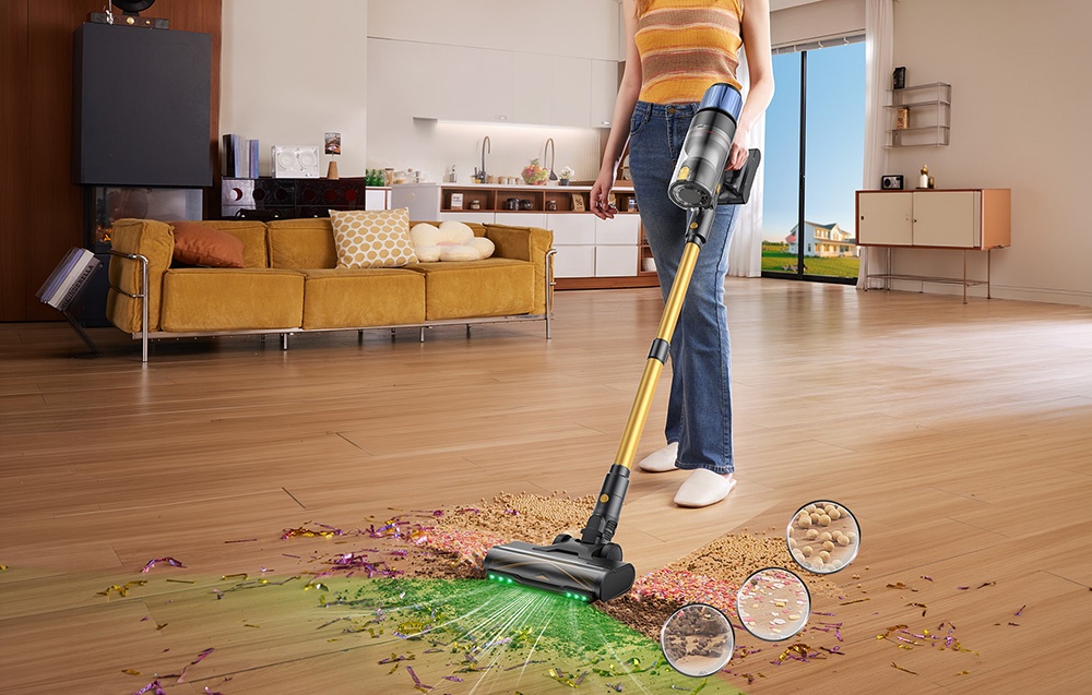 Dulkių siurblys PROSCENIC P15 Cordless Upright Vacuum Cleaner aprašymas - Prekės nuotrauka