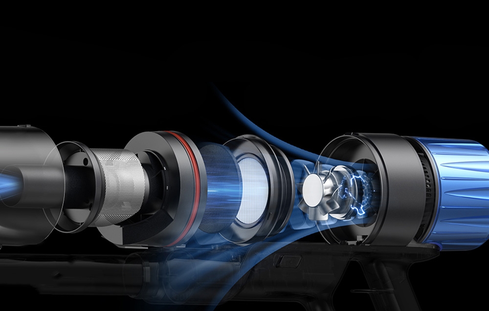Dulkių siurblys PROSCENIC P15 Cordless Upright Vacuum Cleaner aprašymas - Prekės nuotrauka