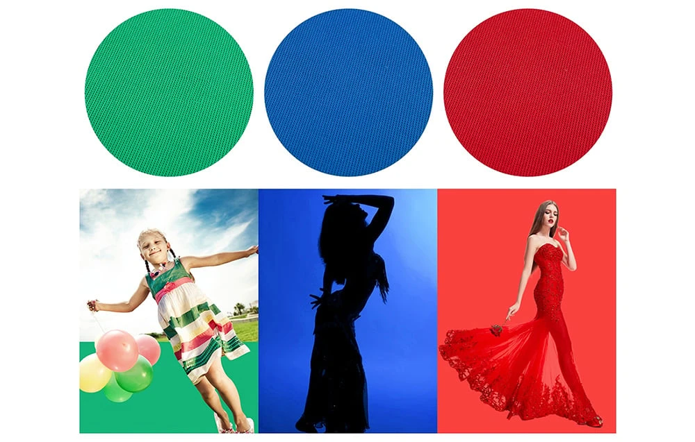 Puluz fotostudijos fono palaikymas 2x3m + fonai 3 vnt, PKT5205 aprašymas - Prekės nuotrauka