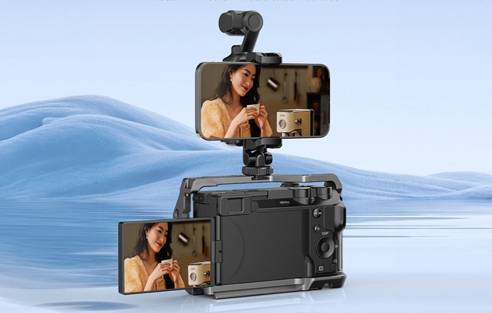 Puluz adapteris, skirtas DJI OSMO Pocket 3 su 1/4 colio šalta jungtimi aprašymas - Prekės nuotrauka