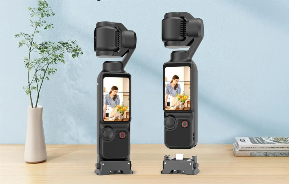 Puluz adapter with quick connect charging adapter for DJI Osmo Pocket 3 aprašymas - Prekės nuotrauka