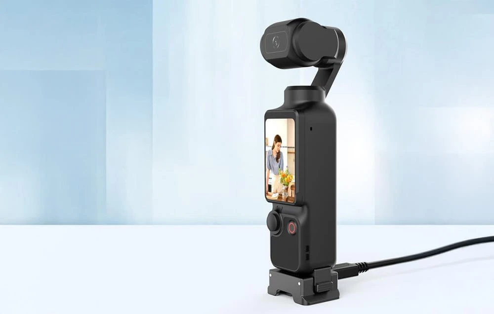 Puluz adapter with quick connect charging adapter for DJI Osmo Pocket 3 aprašymas - Prekės nuotrauka